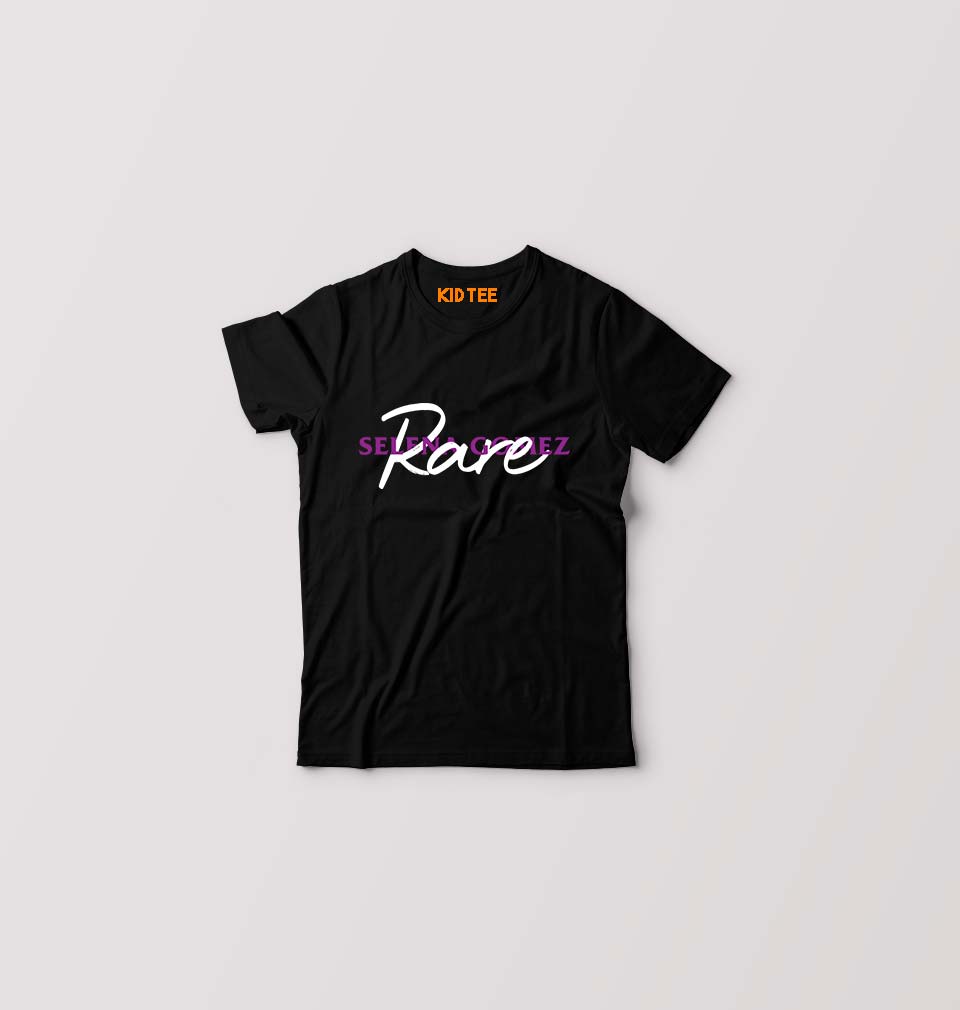 Selena Gomez Kids T-Shirt for Boy/Girl-Black-Ektarfa.online