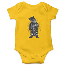 Load image into Gallery viewer, WILD_THINGS_IN_THE_WOODS Kids Romper For Baby Boy/Girl-0-5 Months(18 Inches)-Yellow-Ektarfa.online
