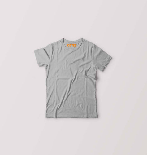 Plain Grey Melange KID T-Shirt-13-14 Years (36 Inches)-Grey Melange-Ektarfa.online