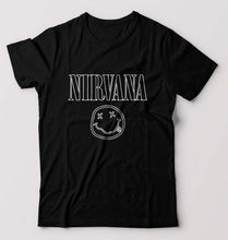 Load image into Gallery viewer, Nirvana T-Shirt for Men-S(38 Inches)-Black-Ektarfa.online
