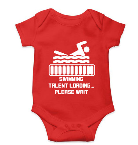 Swimming Kids Romper For Baby Boy/Girl-Red-Ektarfa.online