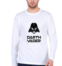 Load image into Gallery viewer, Star Wars Darth Vader Full Sleeves T-Shirt for Men-White-Ektarfa.online
