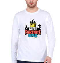 Load image into Gallery viewer, Fortnite Full Sleeves T-Shirt for Men-S(38 Inches)-White-Ektarfa.online
