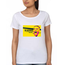 Load image into Gallery viewer, Conor McGregor UFC MMA T-Shirt for Women-White-Ektarfa.online
