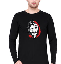 Load image into Gallery viewer, Money Heist The Professor Full Sleeves T-Shirt for Men-Black-Ektarfa.online
