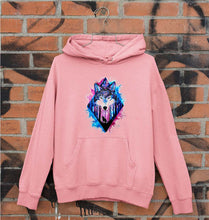 Load image into Gallery viewer, Wolf Unisex Hoodie for Men/Women-Light Baby Pink-Ektarfa.online
