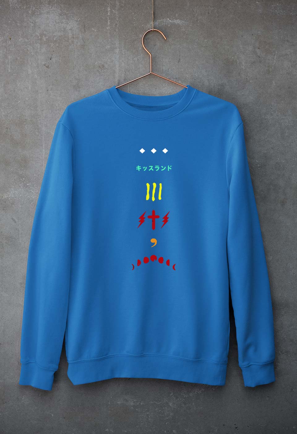 The Weeknd Unisex Sweatshirt for Men/Women-S(40 Inches)-Royal Blue-Ektarfa.online