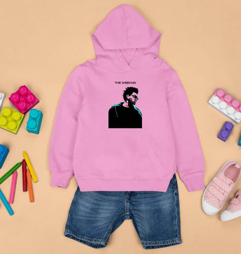 The Weeknd Kids Hoodie for Boy/Girl-1-2 Years(24 Inches)-Light Baby Pink-Ektarfa.online