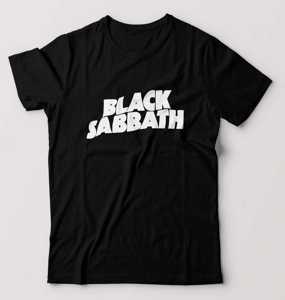 Black Sabbath T-Shirt for Men-S(38 Inches)-Black-Ektarfa.online