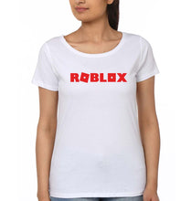 Load image into Gallery viewer, Roblox T-Shirt for Women-XS(32 Inches)-White-Ektarfa.online
