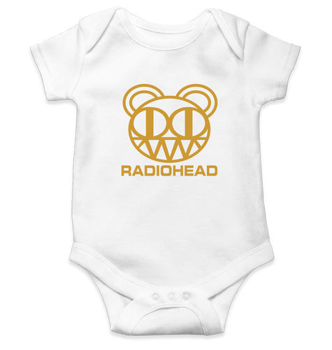 Radiohead Kids Romper Kids Romper For Baby Boy/Girl-0-5 Months(18 Inches)-White-Ektarfa.online