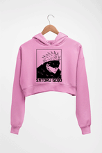 Load image into Gallery viewer, Gojo Satoru Anime Crop HOODIE FOR WOMEN-Light Baby Pink-Ektarfa.online
