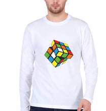 Load image into Gallery viewer, Rubik&#39;s Cube Full Sleeves T-Shirt for Men-Black-Ektarfa.online

