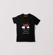 Load image into Gallery viewer, Tomorrow Will Be Beautiful Kids T-Shirt for Boy/Girl-Black-Ektarfa.online
