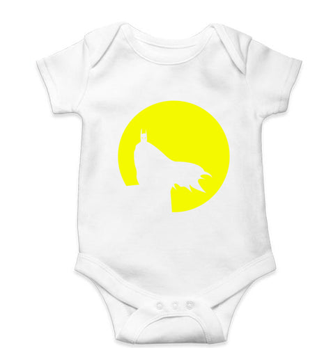 Batman Superhero Kids Romper For Baby Boy/Girl-White-Ektarfa.online