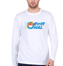 Load image into Gallery viewer, Hindustan Aeronautics Limited (HAL) Full Sleeves T-Shirt for Men-White-Ektarfa.online
