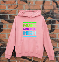 Load image into Gallery viewer, Music Makes me High Unisex Hoodie for Men/Women-S(40 Inches)-Light Pink-Ektarfa.online
