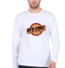 Load image into Gallery viewer, Red Zone Full Sleeves T-Shirt for Men-White-Ektarfa.online
