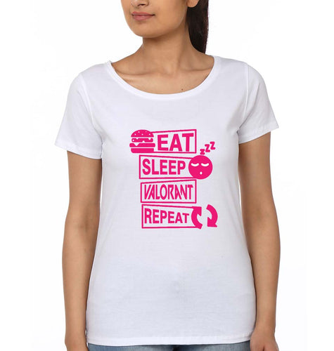 Valorant T-Shirt for Women-White-Ektarfa.online