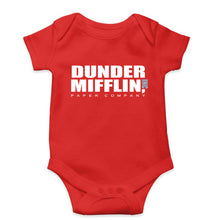 Load image into Gallery viewer, Dunder Mifflin Kids Romper For Baby Boy/Girl-0-5 Months(18 Inches)-Red-Ektarfa.online
