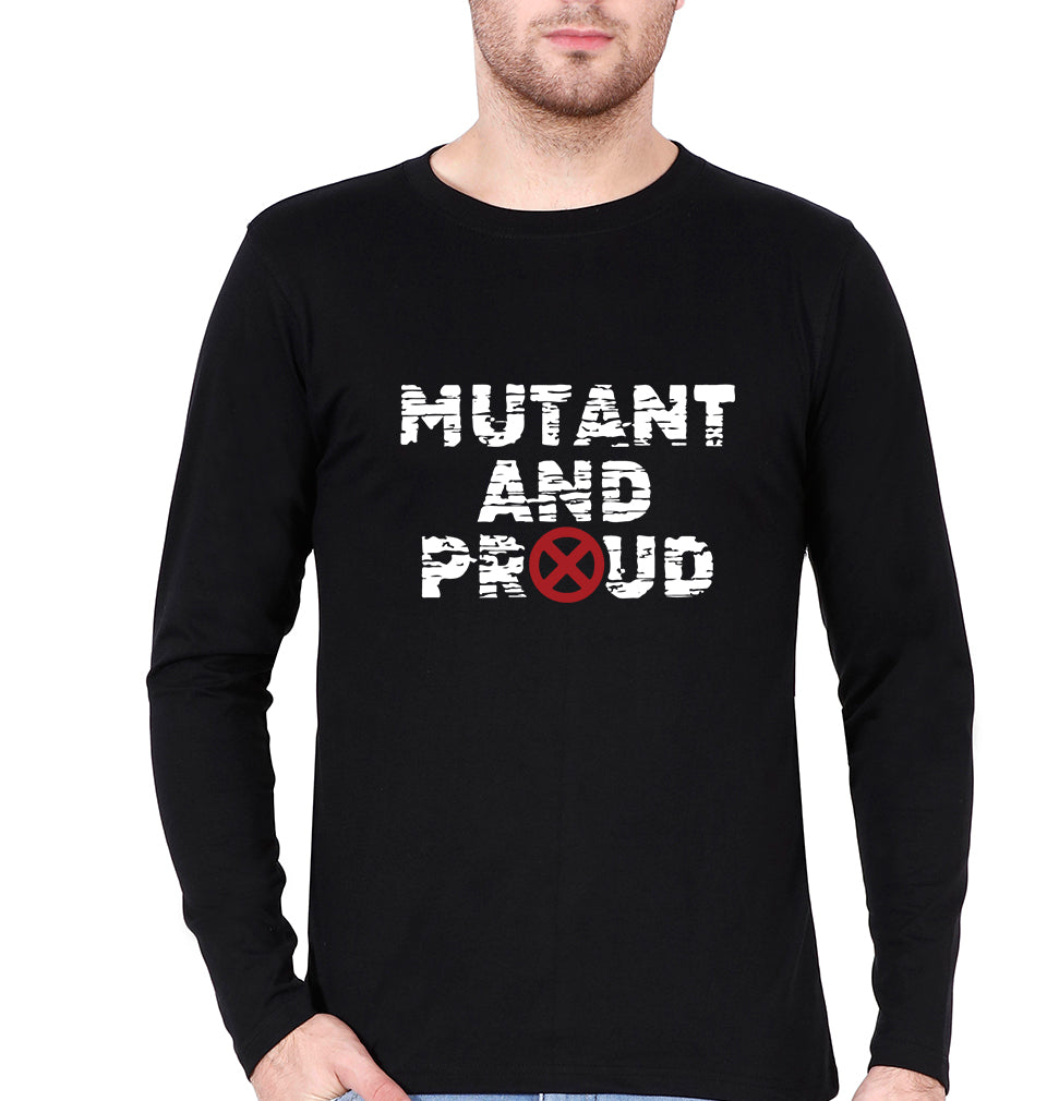 X-Men Mutant Full Sleeves T-Shirt for Men-Black-Ektarfa.online
