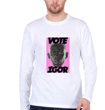 Load image into Gallery viewer, Igor Full Sleeves T-Shirt for Men-White-Ektarfa.online
