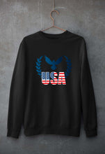 Load image into Gallery viewer, USA America Unisex Sweatshirt for Men/Women-Black-Ektarfa.online
