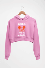 Load image into Gallery viewer, Cool Like My Maamu Crop HOODIE FOR WOMEN-Light Baby Pink-Ektarfa.online
