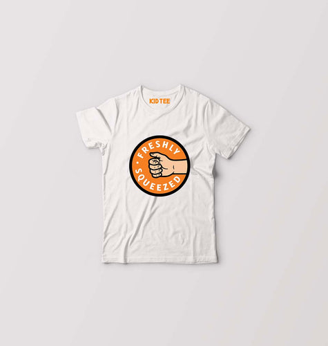 Orange Cassidy - Freshly Squeezed Kids T-Shirt for Boy/Girl-White-Ektarfa.online