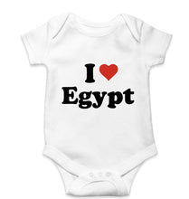 Load image into Gallery viewer, I Love Egypt Kids Romper For Baby Boy/Girl-0-5 Months(18 Inches)-White-Ektarfa.online
