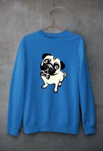 Load image into Gallery viewer, Pug Dog Unisex Sweatshirt for Men/Women-S(40 Inches)-Royal Blue-Ektarfa.online
