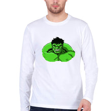 Load image into Gallery viewer, Hulk Superhero Full Sleeves T-Shirt for Men-White-Ektarfa.online
