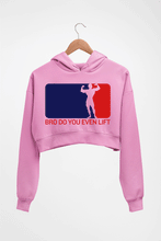 Load image into Gallery viewer, Gym Funny Crop HOODIE FOR WOMEN
