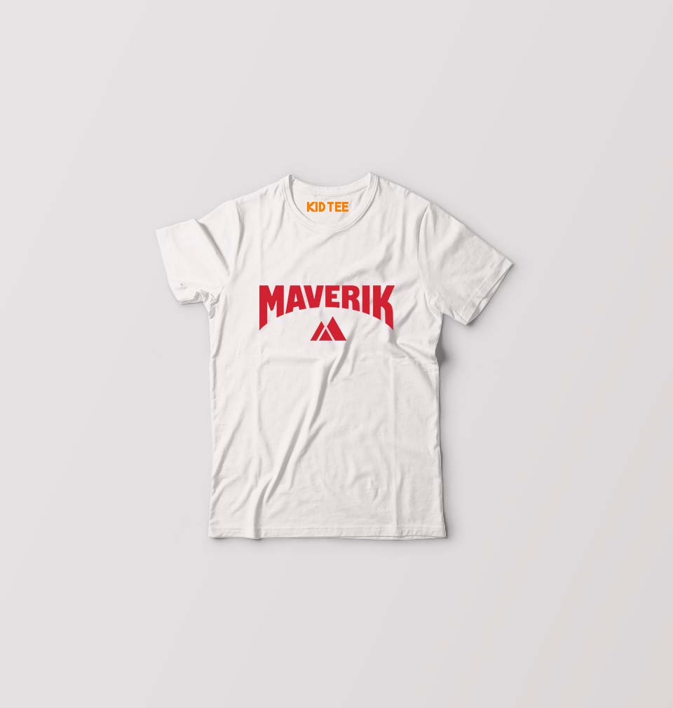 Maverik Kids T-Shirt for Boy/Girl-White-Ektarfa.online