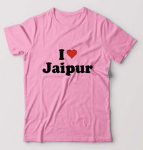 Load image into Gallery viewer, I Love Jaipur T-Shirt for Men-Light Baby Pink-Ektarfa.online
