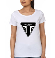 Load image into Gallery viewer, Triumph T-Shirt for Women-XS(32 Inches)-White-Ektarfa.online
