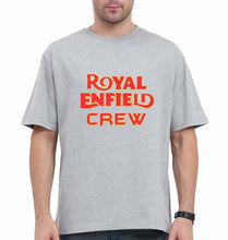 Load image into Gallery viewer, Royal Enfield Crew Oversized T-Shirt for Men-Grey-Ektarfa.online
