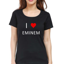 Load image into Gallery viewer, Eminem T-Shirt for Women-XS(32 Inches)-Black-Ektarfa.online
