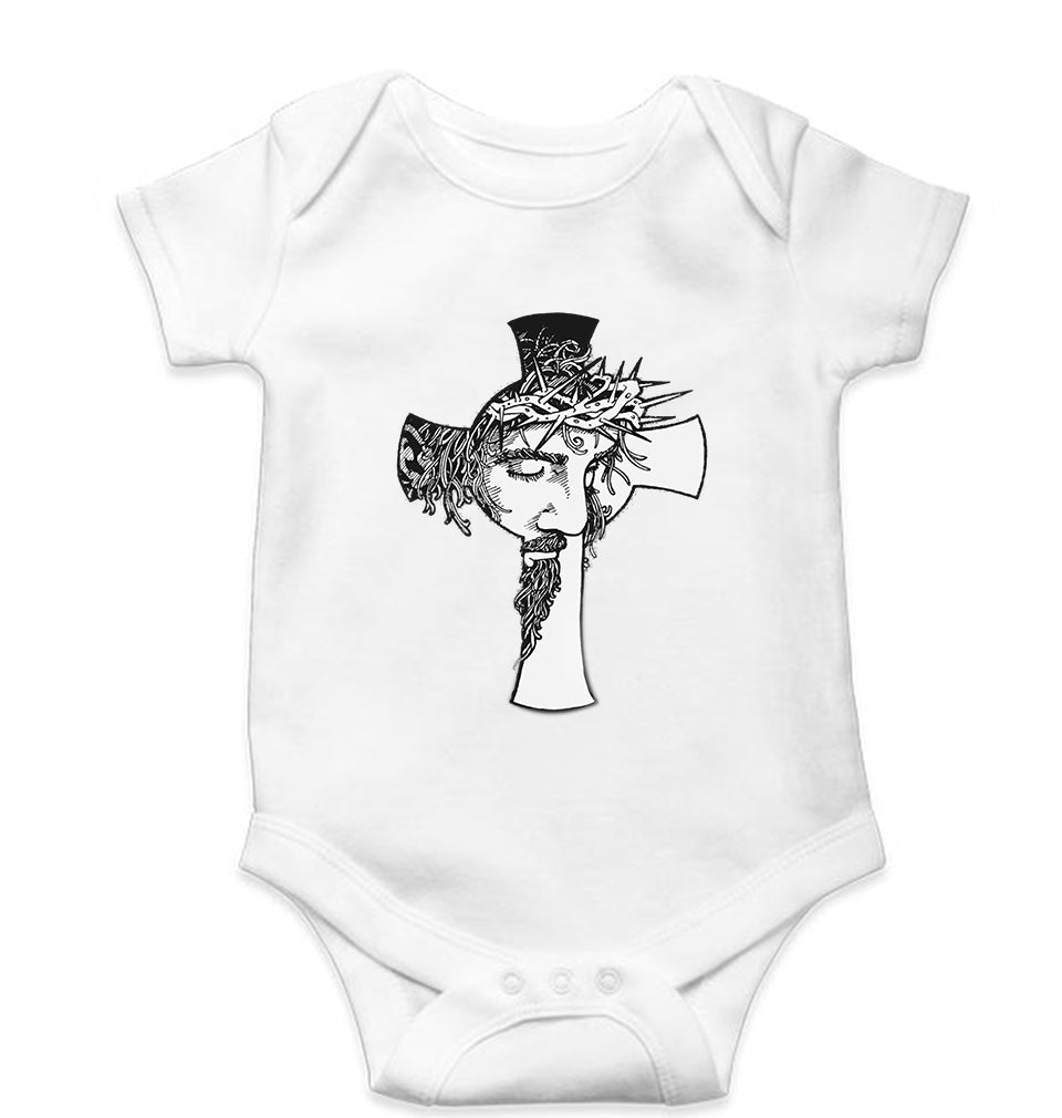 Jesus Kids Romper For Baby Boy/Girl-White-Ektarfa.online