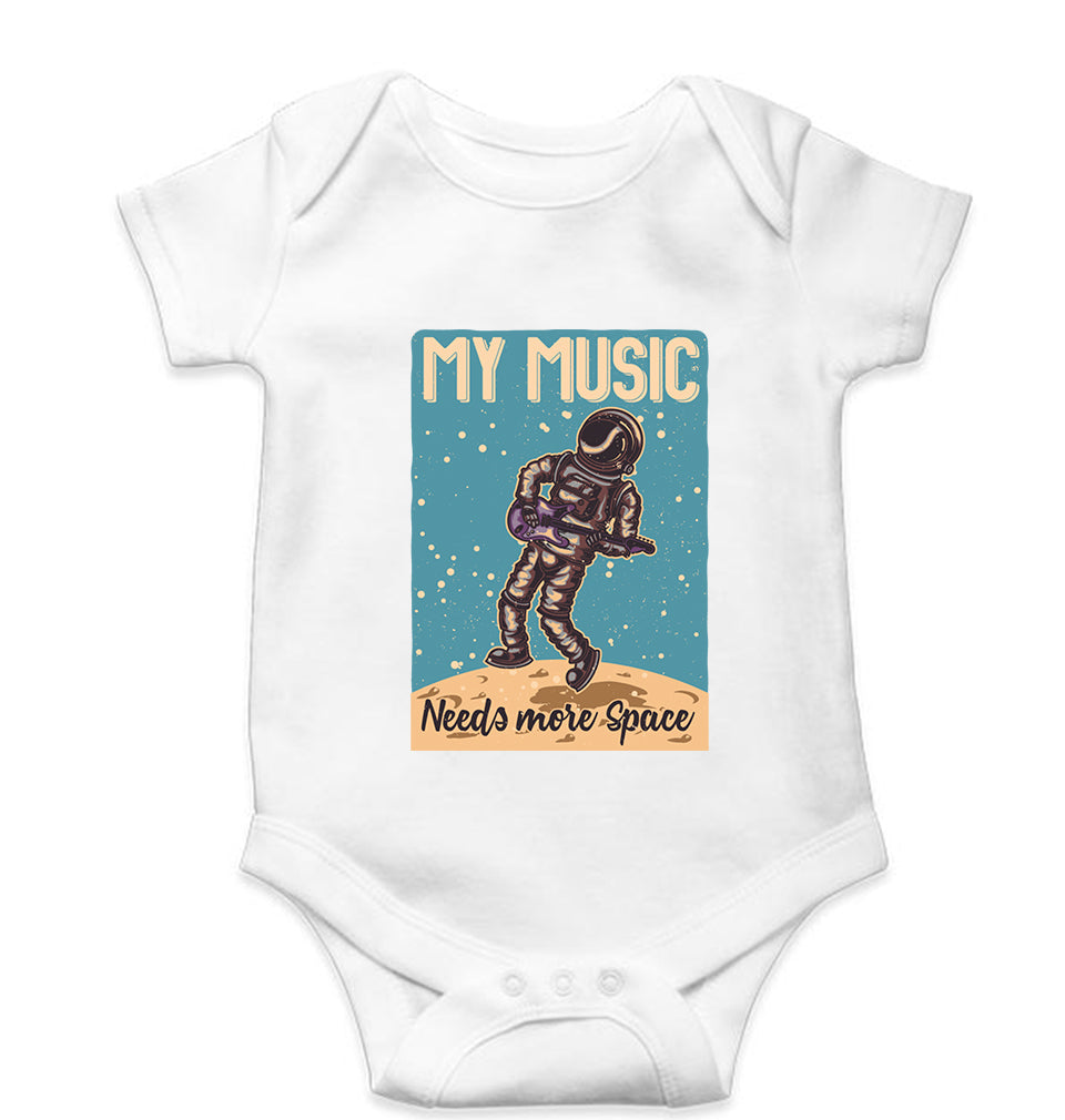 Music Kids Romper For Baby Boy/Girl-0-5 Months(18 Inches)-White-Ektarfa.online