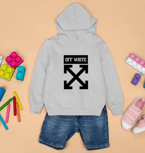 Off White Kids Hoodie for Boy/Girl-Grey-Ektarfa.online