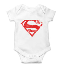 Load image into Gallery viewer, Superman Superhero Kids Romper For Baby Boy/Girl-0-5 Months(18 Inches)-White-Ektarfa.online
