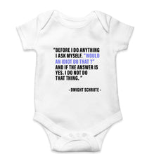 Load image into Gallery viewer, Dwight Schrute Kids Romper For Baby Boy/Girl-0-5 Months(18 Inches)-White-Ektarfa.online
