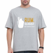Load image into Gallery viewer, Rum Oversized T-Shirt for Men-Grey-Ektarfa.online
