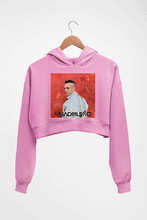 Load image into Gallery viewer, El Madrileño Crop HOODIE FOR WOMEN-Light Baby Pink-Ektarfa.online
