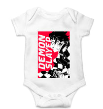 Load image into Gallery viewer, Demon Slayer Kids Romper For Baby Boy/Girl-0-5 Months(18 Inches)-White-Ektarfa.online
