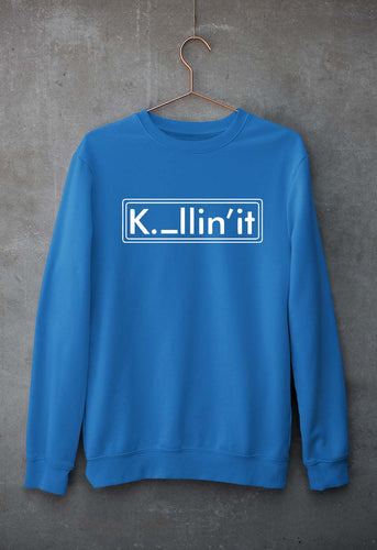 Killing it Unisex Sweatshirt for Men/Women-Royal Blue-Ektarfa.online