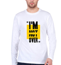Load image into Gallery viewer, I&#39;M Not Over Full Sleeves T-Shirt for Men-S(38 Inches)-White-Ektarfa.online
