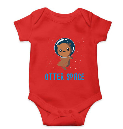 Space Kids Romper For Baby Boy/Girl-Red-Ektarfa.online