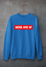 Load image into Gallery viewer, Never Give UP Unisex Sweatshirt for Men/Women-Royal Blue-Ektarfa.online
